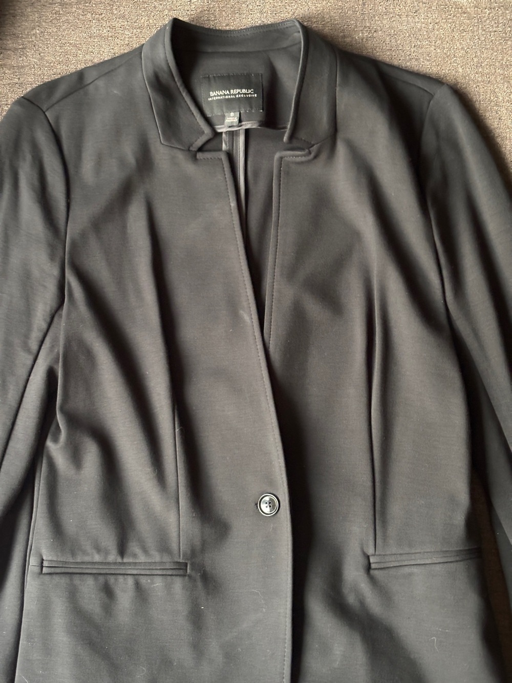 Banana Republic Unstructured Stretch Ponte Blazer